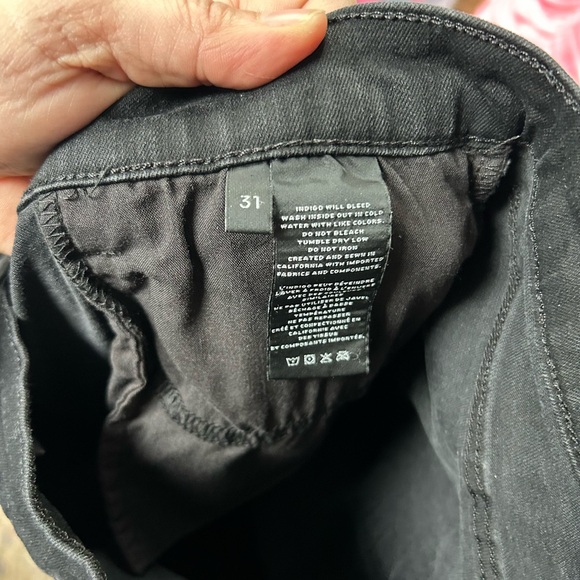 Jbrand Maria high rise super skinny  distressed jeans size 31 - Picture 10 of 10